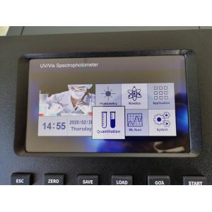190-1100nm Variable Bandwidth Double Beam UV Spectrophotometer with 7 Inch LCD