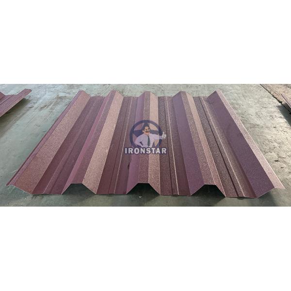 5 rib and 6 rib trapezoidal sheet double layer roll forming machine in Hungary