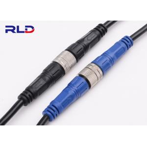 Panel Mount Electrical Round Multi Pin Connectors 3 Pin Power And 9 Pin Signal