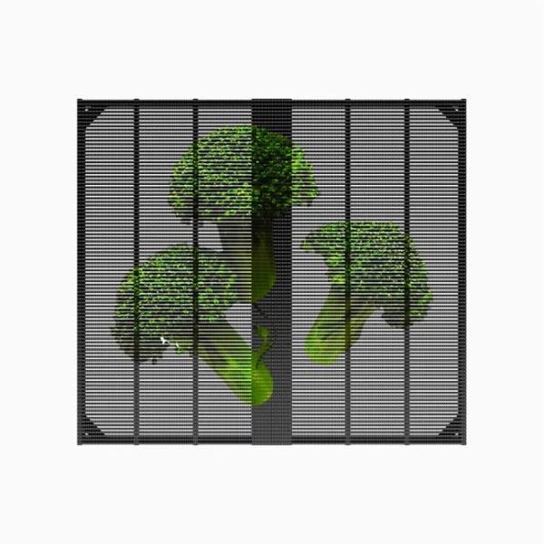 Buy High Definition Led Grid Screen Full Color Indoor Mesh Transparent Grille Screen for Shopping Mall at wholesale prices