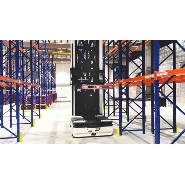 AS/RS (VFR+VNA+Q1P),VFR+Very Narrow Aisle+ Large and Small Car ,Very Narrow Aisle Fork-type Autonomous Mobile Robot for Warehouse Pallet Stacking And Handling