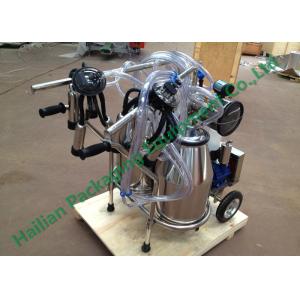Vacuum Pump Portable Cow Milker Machine , Goats Milk Systems