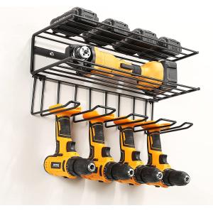 China Rectangle Wall Mounted Tool Storage Rack for Garage Organization and Space Saving on sale