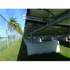 Solar Power plant module mounting structure brackets kit ground mounting system