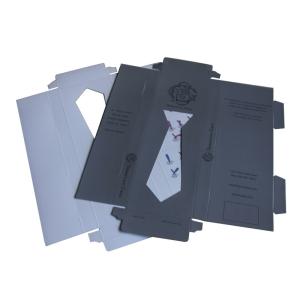 Tie Bag 250gsm Paper Custom Gift Boxes Folded Environmental Friendly