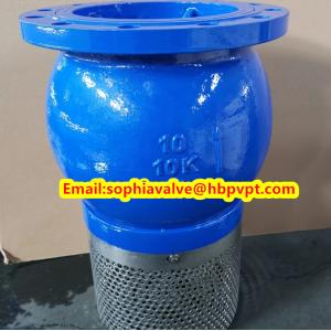 Ductile iron PN10/PN16 foot valve with good quality