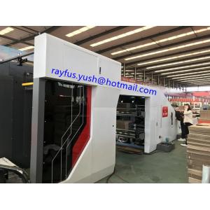 2 Ply Corrugated Flute Laminator Machine / Surface Paper 5 Ply Flute Laminator