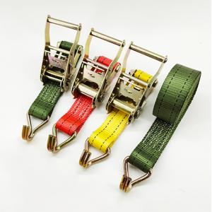 Custom Heavy Duty Car Trailer Ratchet Tie Down Straps 5000KG Capacity