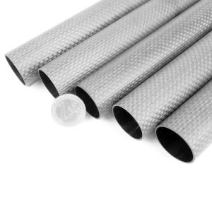 China Precision Engineered 3K Matte Twill Carbon Fiber Hollow Round Tube on sale