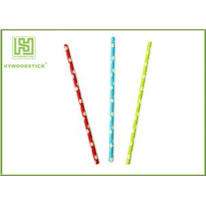 Halloween Party Paper Straws For Kids Point Dot Pattern Customized Size