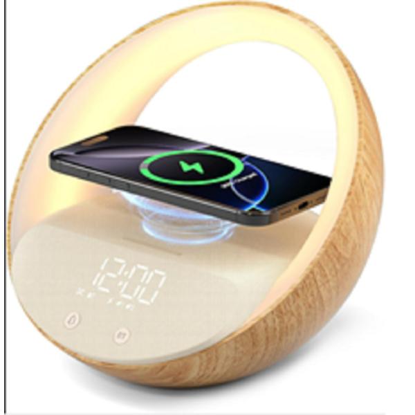 Multifunctional Wireless Charging Speaker Bluetooth Connectivity Built-in LED