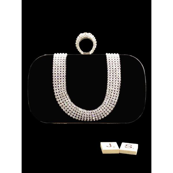 New handmade diamond evening bag banquet upscale bridal clutch bag Europe