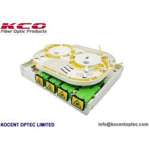 4 Ports Indoor IP55 Fiber Optic Termination Box with 4 Core Capacity for FTTH
