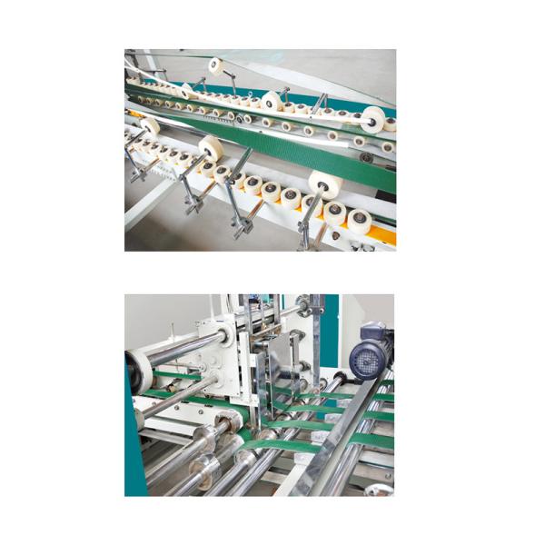 Corrugated Board Full Auto Folder Gluer Machine Box Making Electric