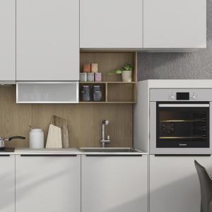 Modern Kitchen Cabinets Complete Sets Mdf Cabinet Lacquer Painting Cupboard