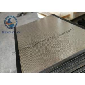 China Johnson Wedge Wire Screen Panels 486 Width 36mm Thickness Customezied on sale