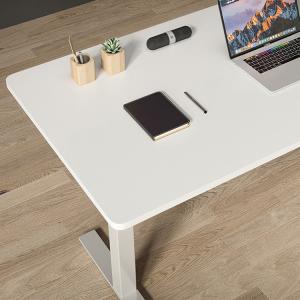 Electric Height Adjustable Custom Wood Grain Office Desk Furniture for Executive