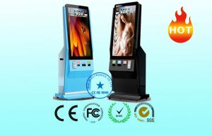 Quality LCD Interactive Touch Screen Kiosk / Standing IR Sensor Kiosk for sale