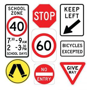 Quality Safety Signs Warning Signs Customized Aluminum Traffic Warning Board for Roadway for sale