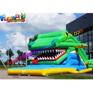 China Adults Inflatable Crocodile Slide Commercial Outdoor Dry Slide Giant on sale