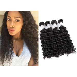 100% Unprocessed Virgin Peruvian Hair Extensions 5A Curly Hair Deep Wave