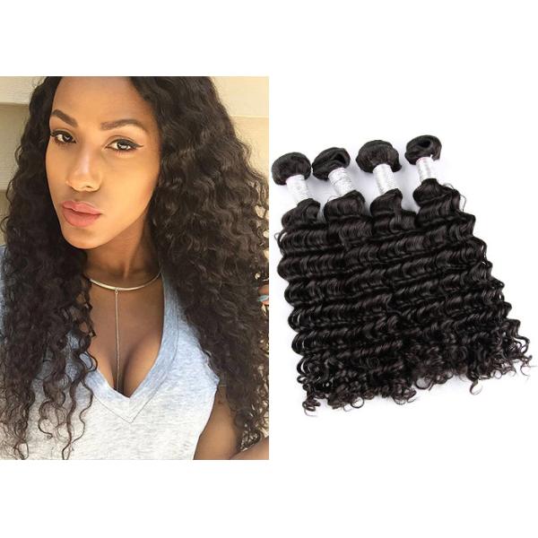 Buy 100% Unprocessed Virgin Peruvian Hair Extensions 5A Curly Hair Deep Wave at wholesale prices