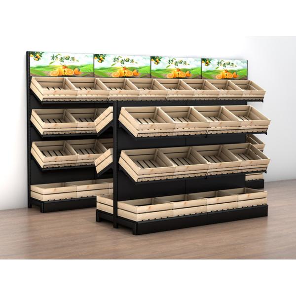 Powder Coating Fruit And Vegetable Rack For Shop ODM ISO 9001