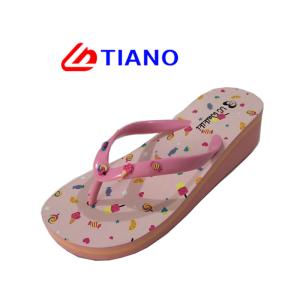 Women Summer Fabric Upper Eva Foam Custom Flip Flops