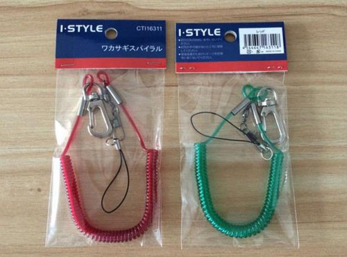 Top quality China export to Japan transparent red/green spring wire coiled