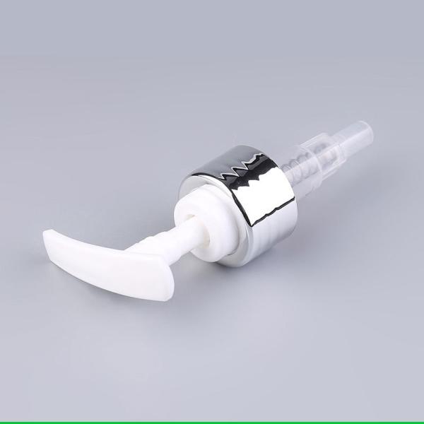 Silver White Luxury 24/410 24/415 28/410 Liquid Soap Plastic Aluminum Cream Lotion Pump For Bottles