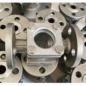 Flanged Sight Glass Valve Two Windows Connection With Spinners