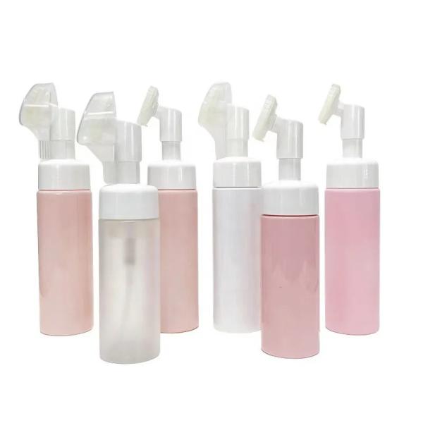 Buy 120ml OEM Foaming Cleanser Bottle With Silicon Brush at wholesale prices