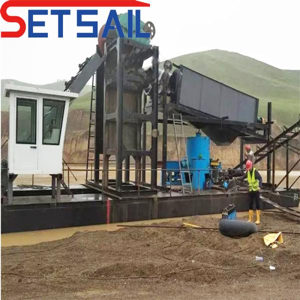 Bucket Chain River Sand Mud Gold Dredger with ISO9000 Decertification