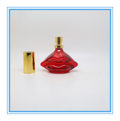 Buy 25ML plastic cap lip lady choose special shape glass bottle at wholesale prices