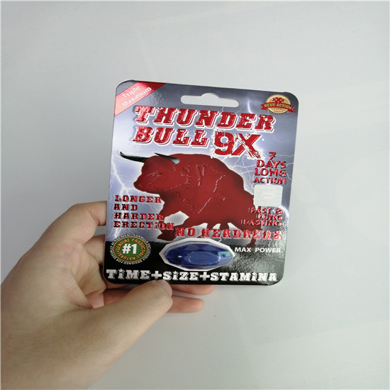Buy Rhino 7 3D Blister Card Packaging Mens Sexual Supplements For Boosting Libido at wholesale prices
