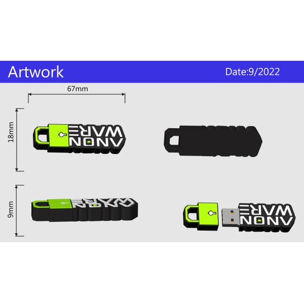 PVC USB 3.1 3.2 Fast Speed Usb Flash Drive Reading 150mbs Writing 80 Mbs