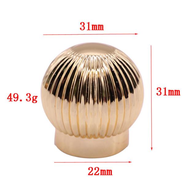 Buy Hanging Plating Custom Size Zinc Alloy Perfume Cover at wholesale prices