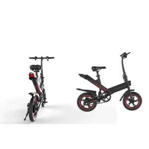 Mini Adult Fold Up Electric Bike , Economical Lightweight Electric Powered