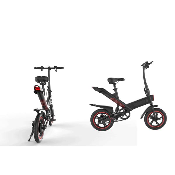 Mini Adult Fold Up Electric Bike , Economical Lightweight Electric Powered