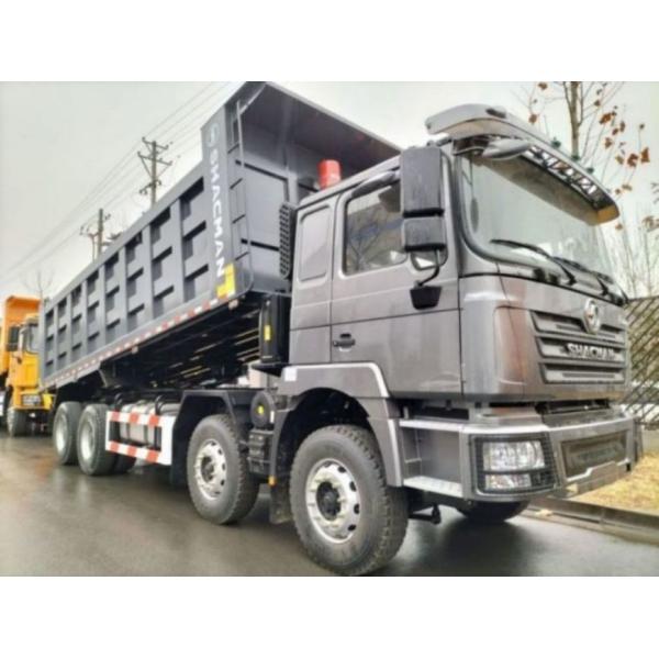 Buy SHACMAN F3000 Dump Truck 8x4 380Hp EuroII Gray WEICHAI engine Tipper 12 wheeles at wholesale prices