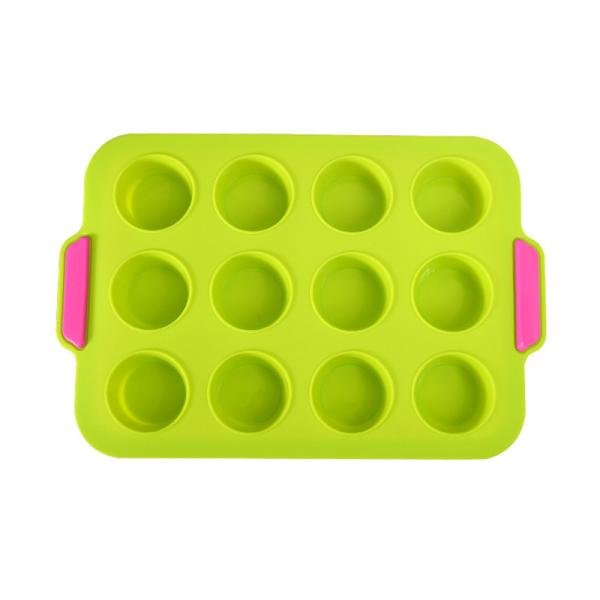 Buy High Temperature Resistant 12 Cavity Silicone Bread Mold at wholesale prices