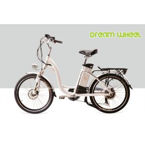 China 48V 500W Electric Urban Bike , 32km/H Ladies Electric City Bike on sale