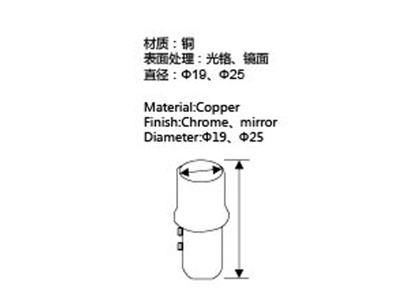 Furniture Hardware Shower Door Fittings , Glass Sliding Fitting With Mirror Finish