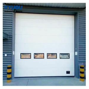 Eco Friendly Sectional Overhead Door Premium Lifting PU 75mm thickness 8m height