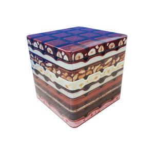 Square Food Tin Box Containers For Holiday Collection