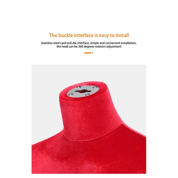 Fashion Female Display Mannequin Tailor Torso Half Body Mannequin With Base Women Style Stand Material Adults