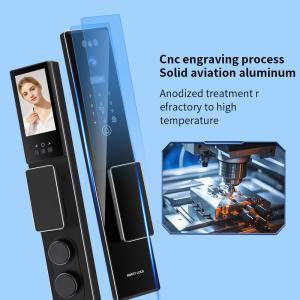Tuya Wifi Smart Door Lock with 3D Face Video Intercom RFID Inteligente Card Key