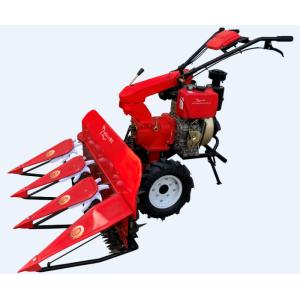 Quality 4.0KW 1000mm Self Propelled Reaper 165KG paddy reaper harvester for sale