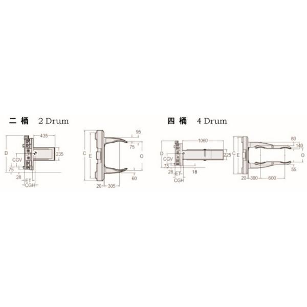 Lifting 55 gallon oil drum clamps Lifting 55 gallon oil drum clamps