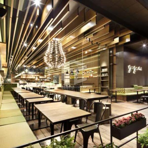 Buy 16mm Thick MDF Milk Tea Shop Counter Design OEM Equipped With Led Light at wholesale prices